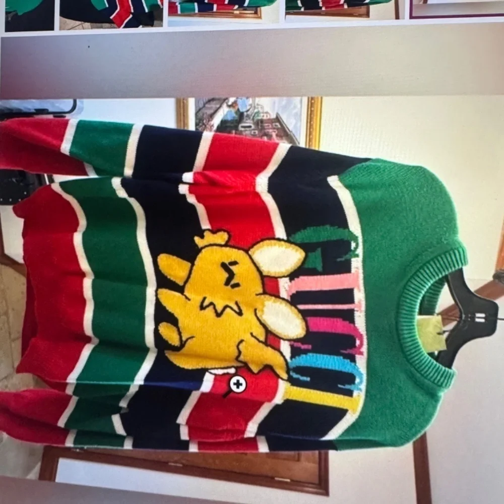 Men’s Gucci cotton/wool Cable knit sweater size large made in Italy NWT